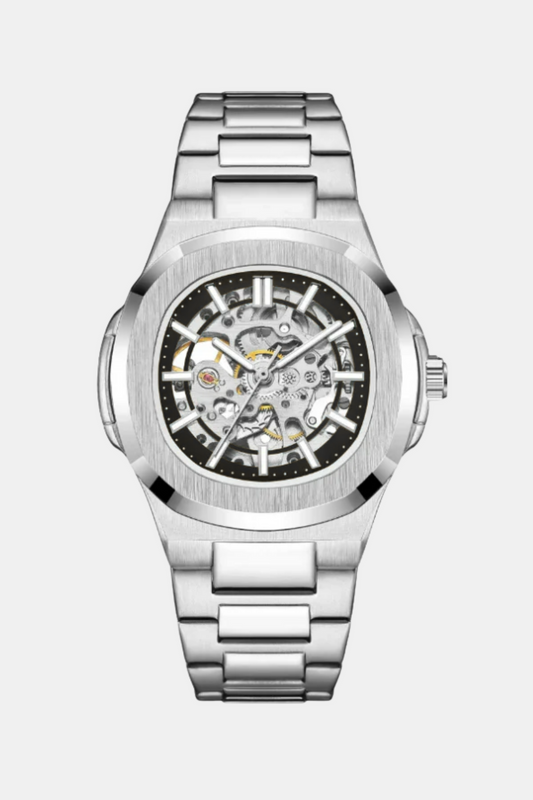 Loravento Skeleton Automatic Onyx Steel