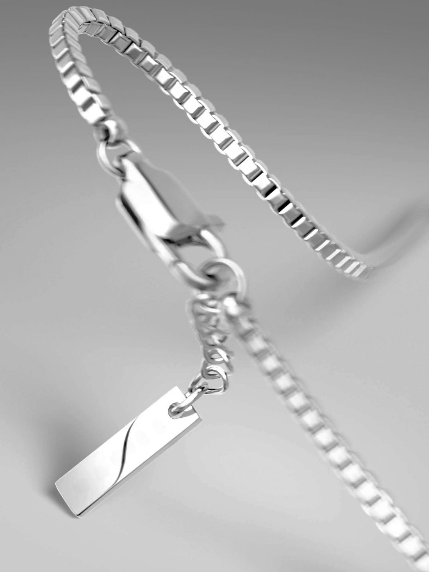 Loravento Square Chain Bracelet Steel