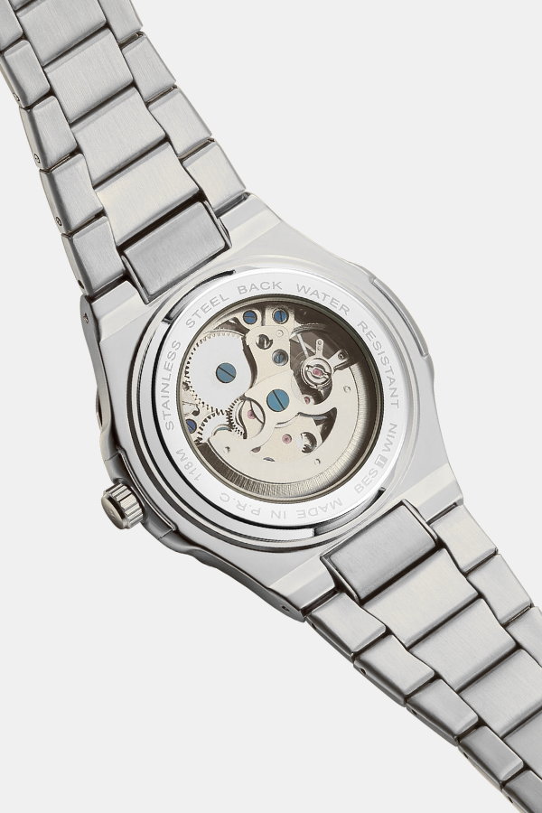 Loravento Skeleton Automatic Sapphire Steel