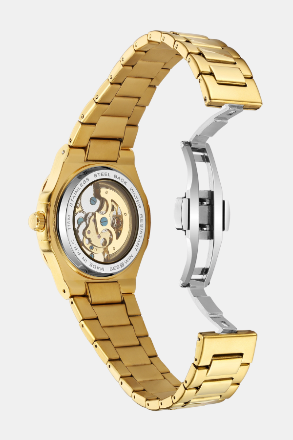 Loravento Skeleton Automatic Champagne Gold